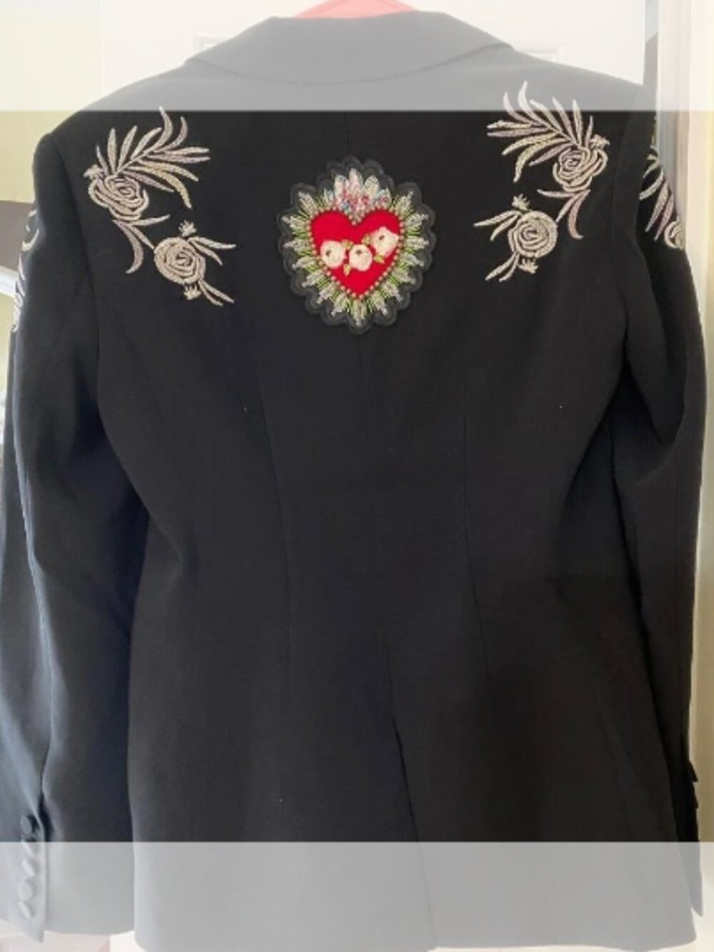 Cinq a Sept NWT Heritage Rose Cheyenne Embroidered Blazer (ORIG.$695) (SIZE 8) - Picture 5 of 6